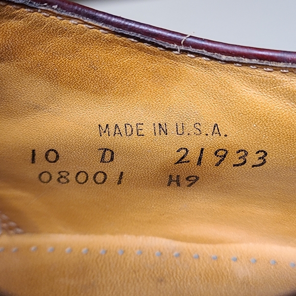 Cole Haan Caldwell leather cap toe oxford dress shoes size 10 - Picture 11 of 12